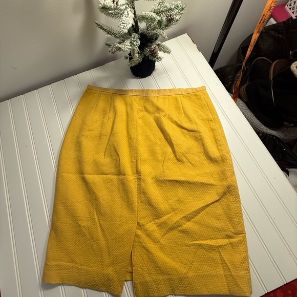 The Limited Mustard Pencil Skirt - Picture 7 of 9